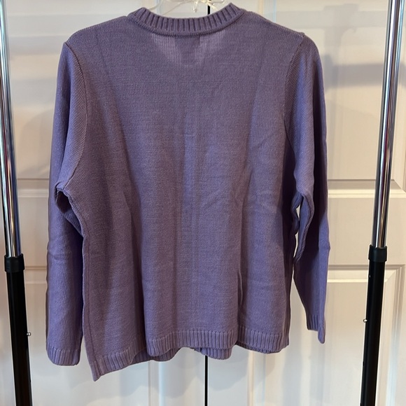 BEA Purple Knit Cardigan with Pockets - Picture 5 of 6